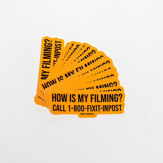 "How Is My Filming?" - Pelican Sticker